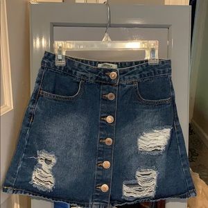 Jean skirt